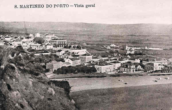 SN - Portugal. S. Martinho Porto. Vista geral - Editor Alberto Malva (1920) - Dim. 9x14 cm  - Col. Miguel Chaby