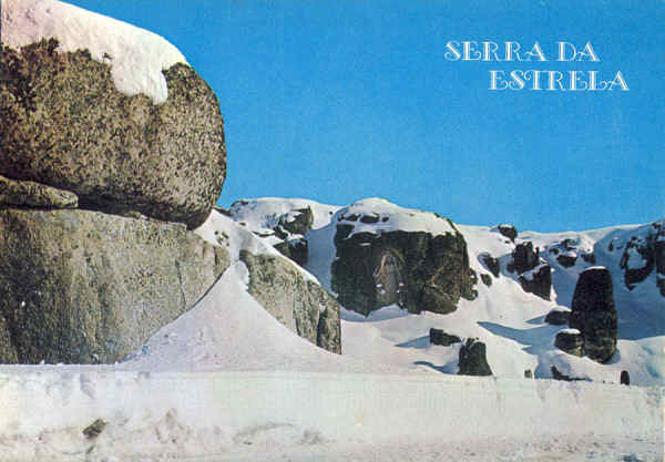 Ref 1359 - SERRA DA ESTELA. Nossa Snra da Estrela - Edio Ind Port de Cartes de Felicitao, Lda - SD - Dim. 14,7x10,2cm - Col. A. Monge da Silva (1975)