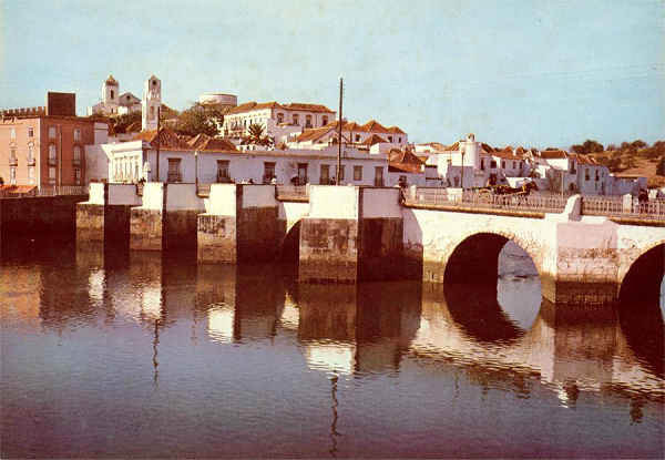 N. 128 - TAVIRA (Portugal) Ponte romana - Edio Fernando P. de Carvalho - S/D - Dimenses: 15x10,3 cm. - Col. Graa Maia