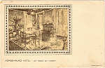 SN - VIDAGO-PALACE HOTEL - UM TRECHO DO "FUMOIR" - Edio da Sociedade de Vidago & Pedras Salgadas, com sede no Porto, na Rua da Cancella Velha N 29 - Impresso: Caldevilla-Grafica, Porto - SD -  Dim. 9x14 cm. - Col. Jaime da Silva (Circulado em 1923).