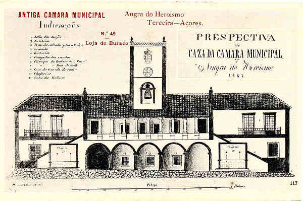 N.º 49 - Antiga Camara Municipal - Ed. Loja do Buraco - U.P. Universelle - S/D - Dimensões: ??x??cm. - Col. anónimo