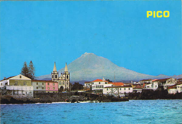 N.º 906 - PICO - Açores - Ed. CÓMER - TRAV. DO ALECRIM, 1 - TELF. 328775 - LISBOA - PORTUGAL - S/D - Dim: 15x10,5 cm - Col. Manuel Bóia (1981).