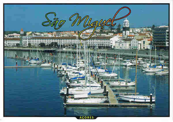 VER. 065 - Portas do Mar  Ponta Delgada - Ed. Ver Açor,Lda. veracor@veracor.pt - SD - Dim. 15x10,5 cm. - Col. Fátima Manuela Bóia (2010).