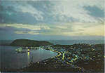 Nº 7 - Faial. Vista nocturna da cidade da Horta - Ed. Comis. Reg. Turismo da Horta - SD - Dim. 15,0x10,6 cm - Col. João Ponte