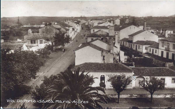 SN - SANTA MARIA. Vila do Porto - Edio annima em papel fotogrfico - Dim. 13,6x8,5 cm - Circulado em 1948 cm - Col. A. Monge da Silva,