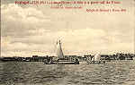 S/N_PORTUGAL ILHAVO_Costa Nova_A Ria e a parte sul da Praia_Clich de Gomes Madail_Ed. de Madail e Mario Melo - SD - Dim. 13,7x8,8 cm. - Col. nio Semedo (Circ. em 1917).