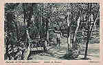 SN - Portugal. Caldas da Rainha. Entrada do Parque de Faianas - Editor Vale e C - Editado 1921 - Dim 9x14 cm. - Col. M. Chaby