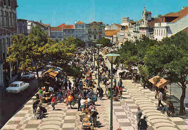 SN - Portugal. Caldas da Rainha. Praa da Repblica - Editor ncora - (Dcada de 1970) - Dim. 15x10 cm. - Col. M. Chaby