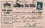 SN - Portugal. Caldas da Rainha. Postal comercial da Casa Jacinto da Silva Ribbas (Circulado em 1916) - Dim. 9x14 cm. - Col. M. Chaby