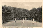 N 1271 - Portugal. Caldas da Rainha. Tennis no Parque . Editor Alberto Malva - Editado 1910 - Dim. 9x14 cm - Col. Miguel Chaby