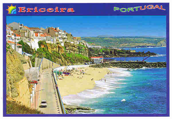 N. 14- ERICEIRA Praia do Algodio (Norte). Costa de Lisboa PORTUGAL - Ed. ATLANTICPOST Exclusivo Papelaria Joo" Telef.: 261 863 558 - S/D - Dim. 15x10,5 cm. - Col. Manuel Bia (2009).