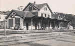 SN - Portugal. Granja (Vila Nova de Gaia) - Estao do Caminho de Ferro. Exterior - Editor Casa Oliveira, Granja (1930) - Dim. 14x9 cm. - Col. M. Chaby