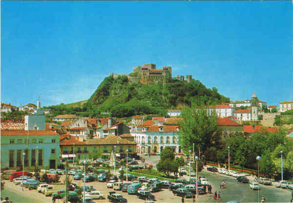 N. 116 - LEIRIA - Vista do Castelo - Ed. L.U.L. - SD - Dim. 15x10,5 cm - Col. Ftima Bia (Dcada de 1960).