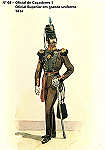 N 68 - Oficial de Caadores 1, Oficial Superior em grande uniforme, 1834 - Aguarela do Cor. Ribeiro Artur - Edio Jornal do 