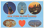 N P321597 - NY for lovers - Editor Ogden Foods Service Corp. - Dim. 13,9x9,0 cm - Col. A. Monge da Silva (cerca de 1980)