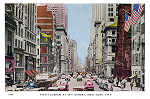 P 108 - New York City; c.1950 - Fifth Avenue at 49th Street - Editor The American News Co, New York - Dim. 15,3x10,2 cm - Col. A. Monge da Silva (cerca de 1950)