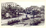 N 7 - PENAMACOR. Jardim da Repblica - Edio da Papelaria Seguro - SD - Circulado em 1962 - Dim. 14,2x9 cm - Col. A. Monge da Silva