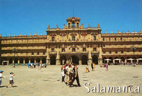 N 161 - Salamanca. Plaza Mayor - Ed. Arribas - Dim. 14,3x10 cm - Col. Mrio Silva