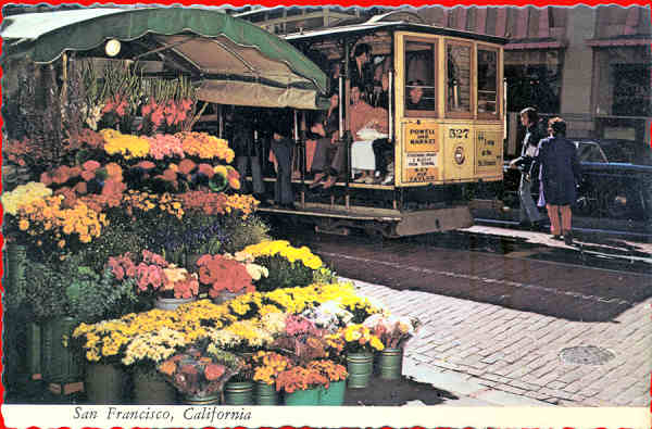 P300909 - San Francisco - Cable Car (3) - Editor Smith Novelty Co, San Francisco - Dim. 14x9 cm - Col. Amlcar Monge da Silva (- Adquirido em 1979)