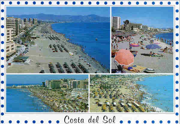 Ref 49 - Costa del Sol Prayas de Torremolinos - Ed. Almacenes Regalosol S.L. - Dim. 15x14,5 cm. - Col. Mrio Silva