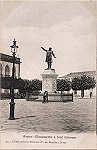 N 312 - Aveiro - Monumento a Jos Estevam - Editor Alberto Ferreira, P. Batalha, Porto - Dim. 138x90 mm - Col. A. Monge da Silva (cerca de1910)