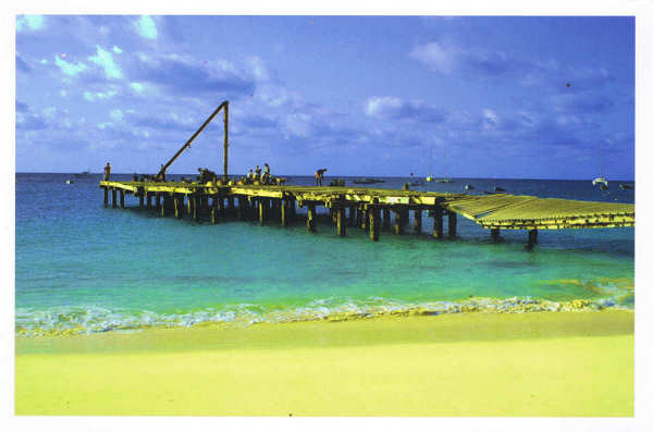 SN - CABO VERDE - SAL  S. Maria - pontile - Ed. annima foto di M.Sabatini - SD - Dim. 15x10 cm - Col. Manuel Bia (2011)