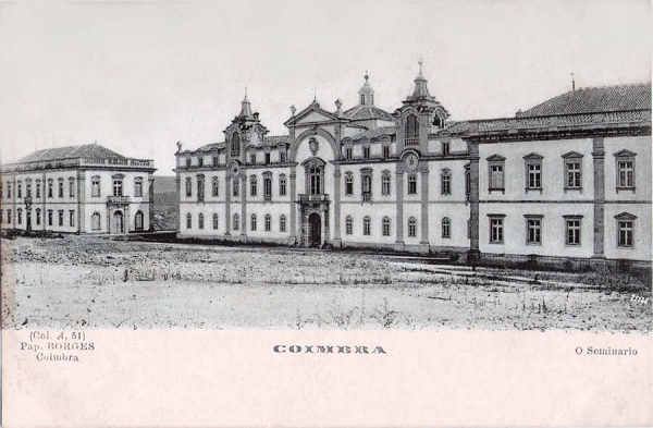 Col. A, 51 - O Seminrio - Pap. Borges, Coimbra - Dim. 138x90 mm - Col. A. Monge da Silva (cerca de 1905)