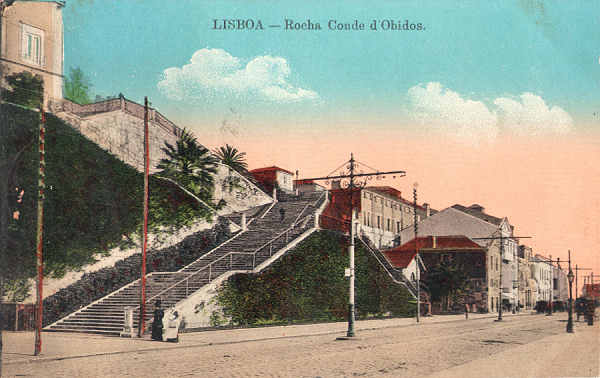 S/N - Rocha Conde d'Obidos - Editor desc. - Dim. 139x88 mm - Carimbo Postal 01DEZ1912 - Col. A. Monge da Silva (cerca de 1910)