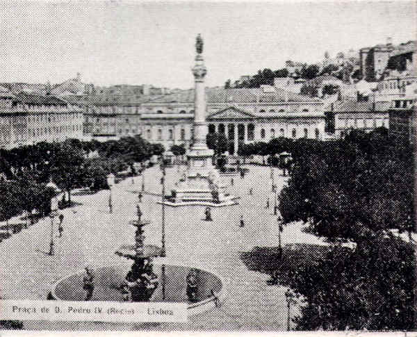 Praa D. Pedro IV em Lisboa (Rossio)