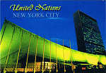 N 6110 - UNITED NATIONS - New York City - Ed. ManhattanPostcards.com Tel. 212-260-5600 photo: 2007 Mark Wayne Printed in Thailand - Dim. 14,6x10,1 cm - Col. Ftima Manuela Bia (2011)