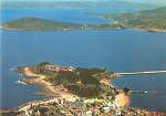 N 3626 - Bayona La Real (Pontevedra), Vista Area - Editor Postales Fama,Vigo - Dim. 14,8x10,3 cm - Col. Monge da Silva (Adquirido em 1992)