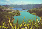 N 4 - S. MIGUEL (Aores) - Lagoas das Sete Cidades - Ed. da Fotografia Nbrega, Ponta Delgada - SD - Dim. 104x150 mm - Circulado em 4-2-1976 - Col. Graa Maia