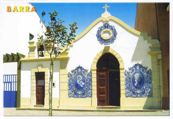 SN - BARRA - Capela de S. Joo. Aveiro. Costa de Prata. Portugal - Ed. Grafipost - Editores e Artes Grficas, Lda  - Tel. 214342080 Filial - Loul  Tel. 289413843 - SD - Dim. 15x10,2 cm - Col. Manuel Bia (2013)