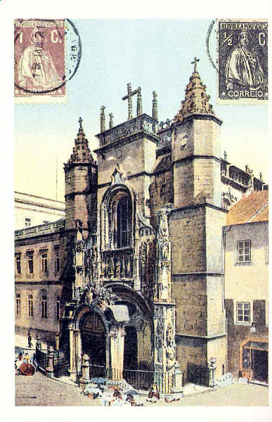 N. 42 - Igreja de Santa Cruz - COIMBRA - Ed. Annima (cerca de 2012) - Dim. 140x90 mm - Col. nio Semedo