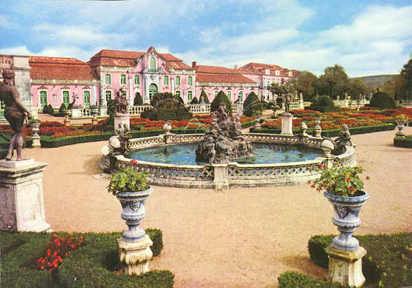 N 82 - PALCIO NACIONAL DE QUELUZ - Lago de Neptuno - Col. Passaporte LOTY, Lisboa tel. 52850 - SD - Dim. 147x105 mm - Col. Graa Maia