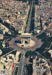 N 426 - PARIS. De part et d'autre de l'Arc de Triomphe, l'avenue de la Grande-Arme, puis les Champs lyses - Ed. CHANTAL, 74, rue des Archives, Paris - SD - Dim. 150x105 mm - Col. nio Semedo