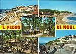 N 513 - S. PEDRO DE MUEL (Portugal) - Praia e Casino, vista gveral da praia, esplanada do parque, esplanada da praia e camping da ORBITUR - Ed. Passaporte Loty, tel. 52850, Lx - SD - Dim. 146x102 mm - Col. Graa Maia