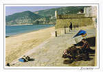 SN - Coleco Paisagens e Costumes - Concelho de Sesimbra - Preparao dos Covos para a Faina - Ed.(02)- JOS ARSNIO 1994 TELEF. 268 63 43 Sesimbra - Portugal FOTO - JOS ARSNIO - Dim. 15x10,5 cm - Col. Ftima Bia.