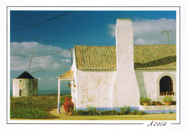 SN - Coleco Paisagens e Costumes Concelho de Sesimbra - Casa Tpica da Serra - Ed.(02) - JOS ARSNIO 1994 TELEF. 268 63 43 Sesimbra - Portugal FOTO - JOS ARSNIO - Dim. 15x10,5 cm - Col. Ftima Bia.