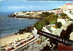 Mod 683/Pr - ALENTEJO. Sines - Praia e bateria do Castelo - Ed. Ocaso - SD - Dim. 148x103 mm - Circulado em 23/8/1971 - Col. Graa Maia