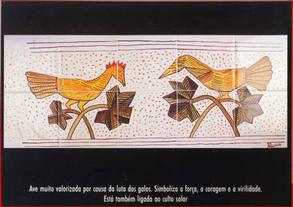 SN - Galo (Manu). Painel de Azulejos de Paula Santos - Edio C.M.Lisboa, 2000 - Dim. 147x104 mm - Col. A. Monge da Silva