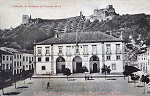 N 6 - Praa D. Manoel I e Paos do Concelho - Colleco da Havaneza de Thomar - Dim. 136x88 mm - Col. A. Monge da Silva (cerca de 1905)