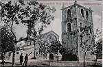 N 9 - Torre e Egreja de Santa Maria dos Olivaes - Colleco da Havaneza de Thomar - Dim. 139x89 mm - Col. A. Monge da Silva (cerca de 1905)