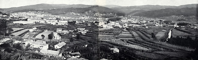 Vale de Cambra - Vista Geral a partir do Miradouro das Baralhas. Clicar para ampliar.