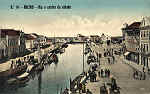 N. 14 - AVEIRO Ria e centro da cidade - Editor Baptista Moreira, Aveiro - SD - Dim 14x8,8 cm. - Col.  FMSarmento.