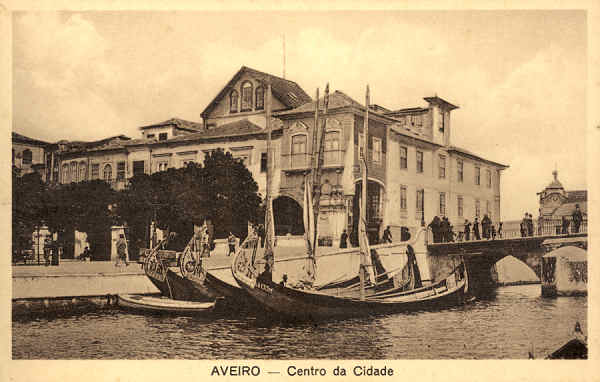 S/N - Aveiro Centro da cidade - Edio de Souto Ratolla, Aveiro - SD - Dim 13,9x8,9 cm. - Col.  FMSarmento.