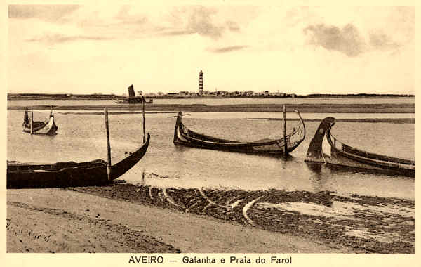 S/N - Aveiro Gafanha e Praia do Farol - Edio de Souto Ratolla, Aveiro - SD - Dimenses 13,9x9 cm. - Col.  FMSarmento.