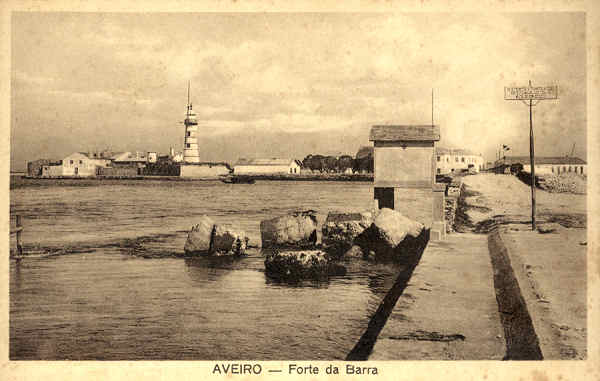 S/N - AVEIRO Forte da Barra - Edio de Souto Ratolla, Aveiro - SD - Dimenses 13,9x9 cm. - Col.  FMSarmento.