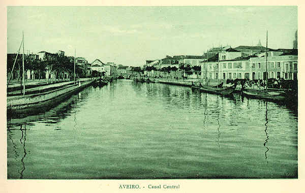 SN - AVEIRO Canal Central - Edio Souto Ratolla, Aveiro - SD - Dimenses: 14x9,2 cm. - Col. FMSarmento