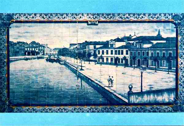 N. 015 - AVEIRO-PORTUGAL: Trecho da Cidade Antiga - Edio da Livraria Estante, Aveiro - S/D - Dimenses: 15x10,3 cm. - Col. Ftima Bia.